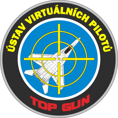 Znak Školy Stíhacích Pilotů - TOP GUN